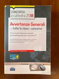 Avvertenze Generali per tutte classi di concorso