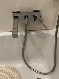 Rubinetteria Zazzeri mod. Soqquadro -gruppo vasca-