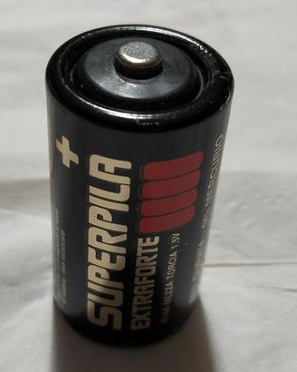 Superpila mezza torcia fine anni '80