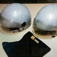 Caschi grex + coprigambe tucano