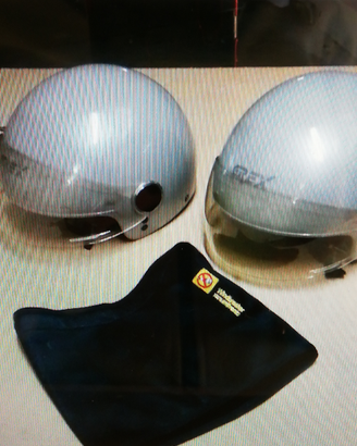 Caschi grex + coprigambe tucano