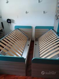 letti contenitore e 3 mensole