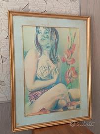 quadro ritratto di donna