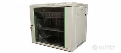 Armadietto rack da parete+rack alimentazione