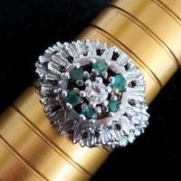 anello vintage oro giallo 14 karati rodiato