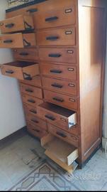 Schedario/Archivio cassettiera vintage