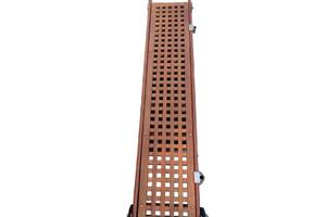 Passerella in mogano con candelieri – 200 x 40 cm