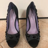 Scarpe tacco nere