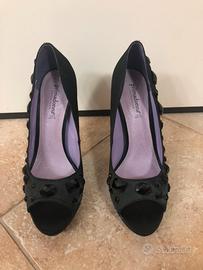 Scarpe tacco nere