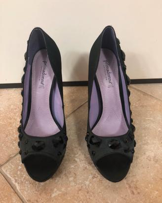 Scarpe tacco nere