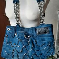 borsa in denim Fornarina 