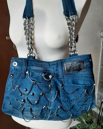 borsa in denim Fornarina 