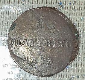 Grand. di Toscana,quattrino 1853