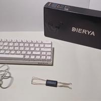 Tastiera meccanica Dierya 60% Switch marroni 