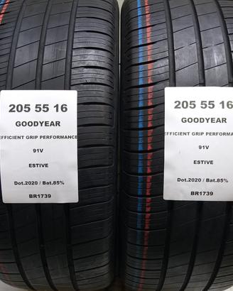 2 GOMME 205 55 16 GOODYEAR BR1739