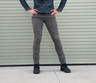 PANTALONE JEANS LEGGINGS MOTO LADY + FIBRA KEVLAR