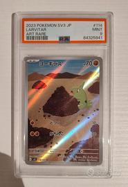 Pokemon PSA 9 Larvitar sv3 114/108 AR Jap