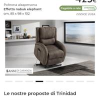 Poltrona alzapersona

 Mondo convenienza 