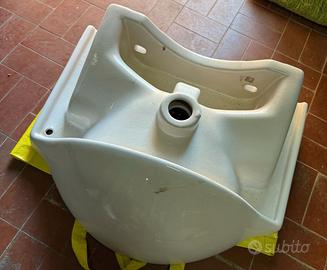 Lavabo In Ceramica --- Bianca ---