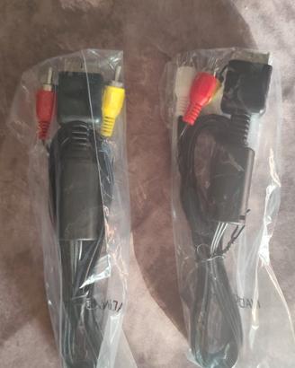 cavo AV multi out standard ps1 2 3 RCA giallo