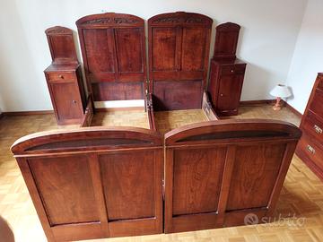 Camera da letto antica completa