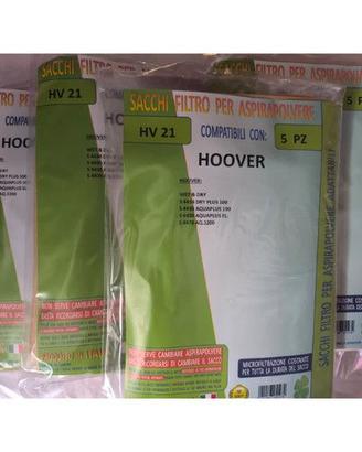 Lotto 4 confezioni da 5 sacchetti Hoover