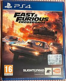 FAST & FURIOUS CROSSROADS PS4 USATO COME NUOVO