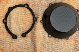 Coperchio frizione in carbonio