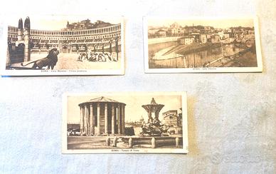 Set 3 Cartoline Roma Mignon IPA CT - Anni '20/'30