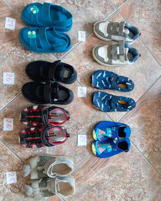 Le scarpe per bambino 
