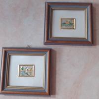 Quadretti in Metallo prezioso lavorati a mano