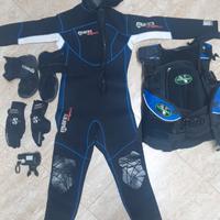 Muta Mares donna XS + GAV + Erogatore