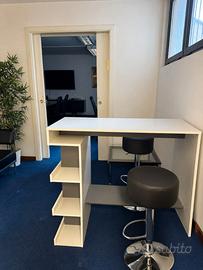 Tavolo bar Vicco Dana 108x50 + 2 sgabelli