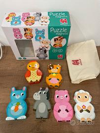 Animali Magnetici Fattoria - Set Creativo in Legno