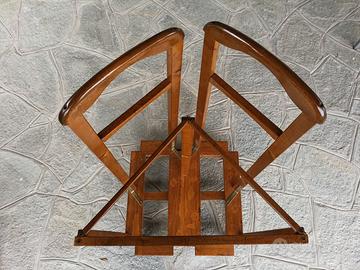 Indossatore servomuto in legno doppio