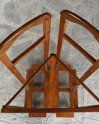 Indossatore servomuto in legno doppio