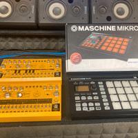 Drum machine RD6 - Bass Line Synth TD3 + Korg