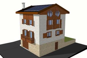 Casa indipendente di 202 m² con 3 locali e box aut
