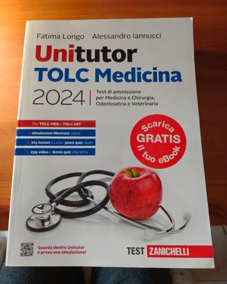  Unitutor TOLC Medicina 2024 - Longo (Zanichelli)