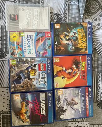 Giochi PS4 e Nintendo Switch