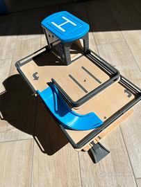 Parcheggio auto in legno