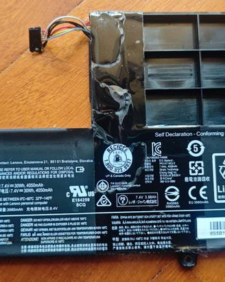 Batteria originale L14M2P21 Lenovo Yoga 500 14"