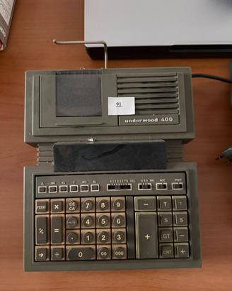 Calcolatrice Scrivente Vintage UNDERWOOD 400