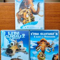 L'era Glaciale 1 , 2 e 3 in DVD