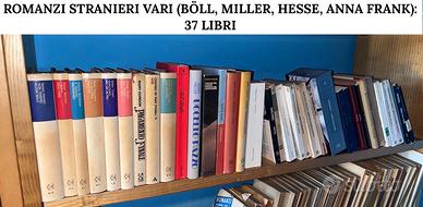 37 romanzi vari (Hesse, Miller, Anna Frank...)
