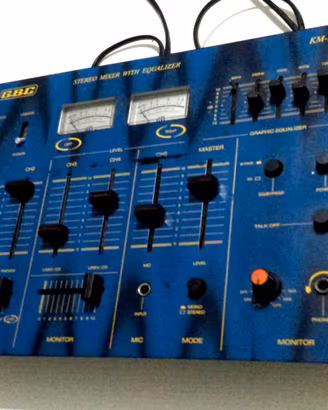 Stereo Mixer Con Equalizzatore GBC KM-50 5 Canali