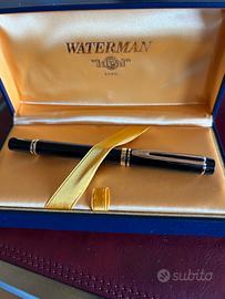 penna stilografica waterman blu