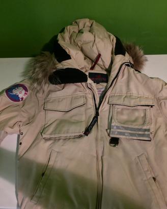 Piumino Parka Museum Canadian Trail bianco panna