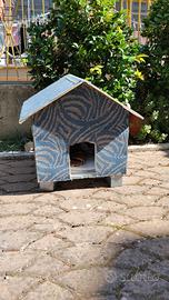 casetta per ricovero cani e gatti 