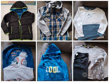 Vestiti vari bambino tg 7 8 anni